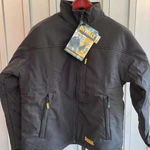 DEWALT  Heated Soft Shell Deluxe Jacket - Black - L - Kitted with Batter - New